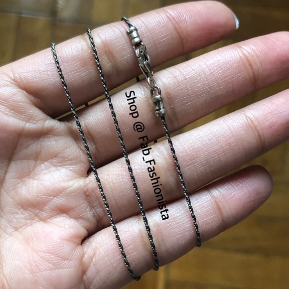 Sterling silver necklace chains 5 total - Picture 10 of 17